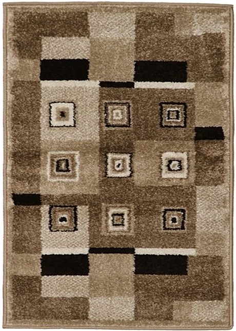 0,6*1,1м Коврик Фризе Эспрессо (2664/а2/es) Прямой